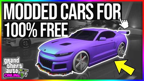 How To Get Modded Cars In Gta 5 Online For Free Very Easy Youtube