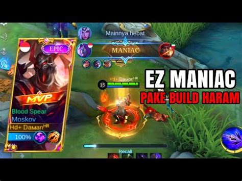 15 KILL MANIAC TOP GLOBAL MOSKOV SOLO RANK GLORY PAKE BUILD HARAM