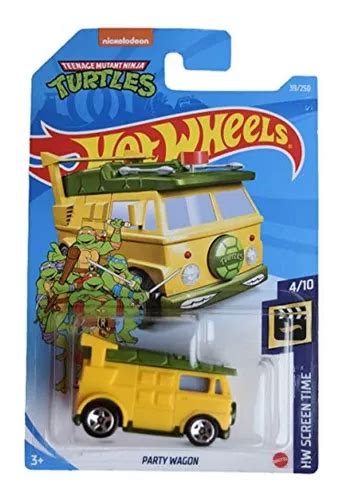 Hot Wheels Tmnt Tortugas Ninja Furgoneta Party Wagon Meses Con Intereses