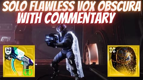 Solo Flawless Legend Vox Obscura W Commentary YouTube