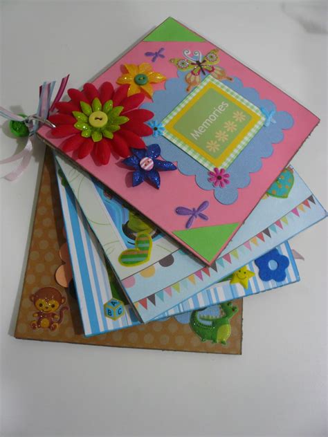 Scrap For Fun By Rosane Vollet Mini Album Reciclado