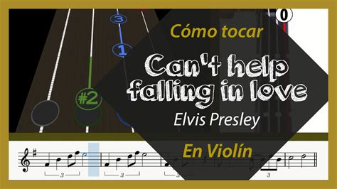 Cómo Tocar Cant Help Falling In Love En Violin Play Along Youtube