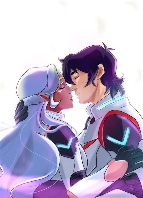 Kallura Keith And Princess Allura About To Share A Romantic Kiss From