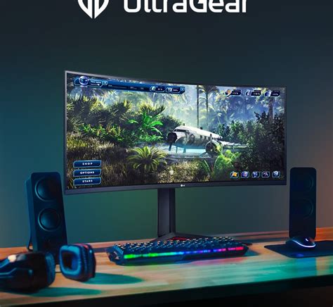 LG 34 Curved UltraGear QHD HDR 10 160Hz Monitor With Tilt Height