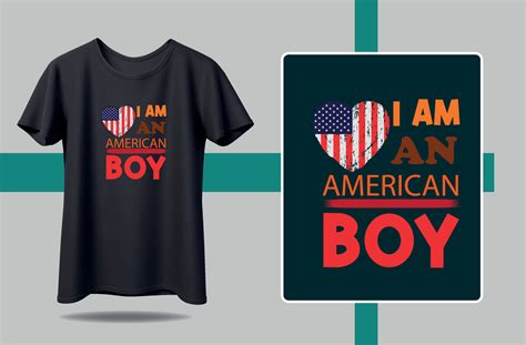 I am an American boy 25413156 Vector Art at Vecteezy