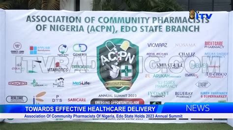 Association Of Community Pharmacists Of Nigeria Edo State Holds 2023