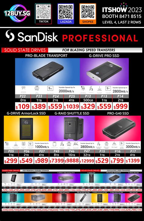 Sandisk Professional Pg Brochures From Hardwarezone S Tech Show