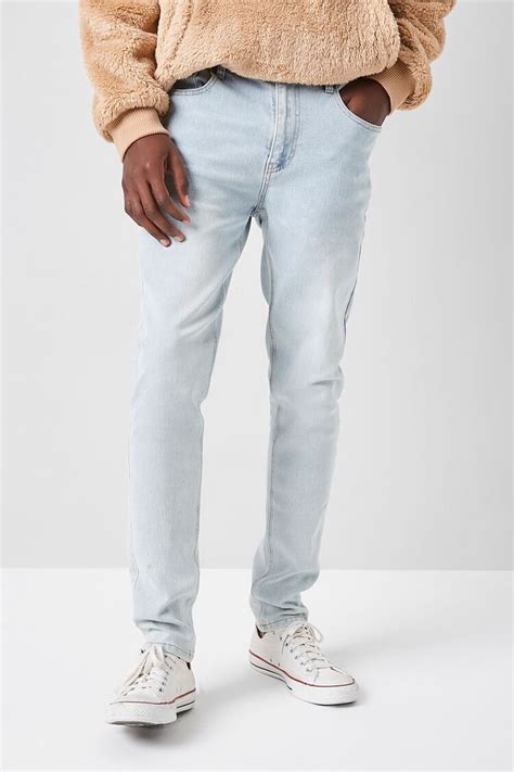 Basic Stonewash Skinny Jeans