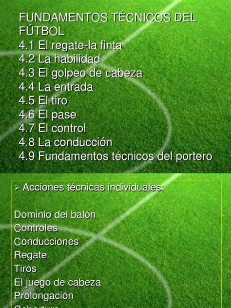 Fundamentos T Cnicos Del F Tbol Mini Manual