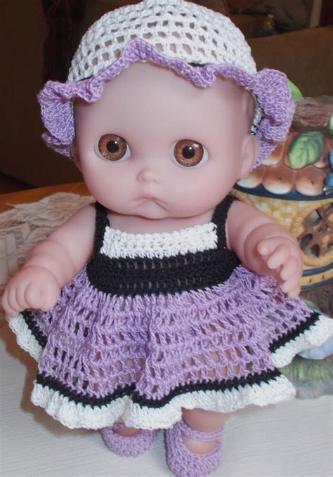 Pdf Pattern Crochet Inch Ltl Lil Cutesies Berenguer Etsy