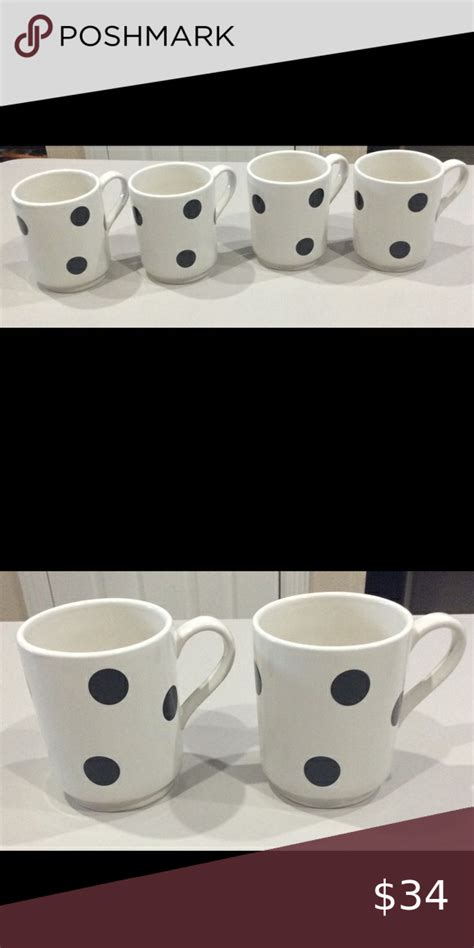 Copy Kate Spade Deco Dot Coffee Mugs Set Of 4 Coffee Mug Sets Mugs Set Mugs