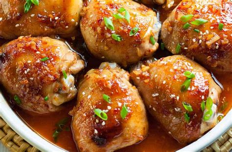 Asian Glazed Garlic Chicken Flavour And Savour