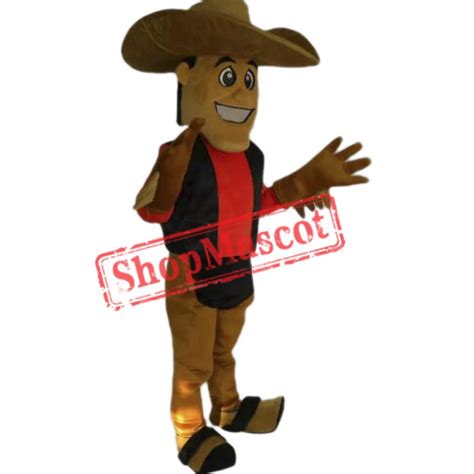 Lovely Cowboy Mascot Costume