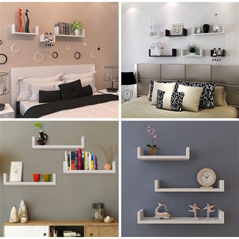 Prateleiras Nichos Para Sala - Kit Completo 3 Nichos para Sala de Estar Prateleira Multiuso Decoração ...