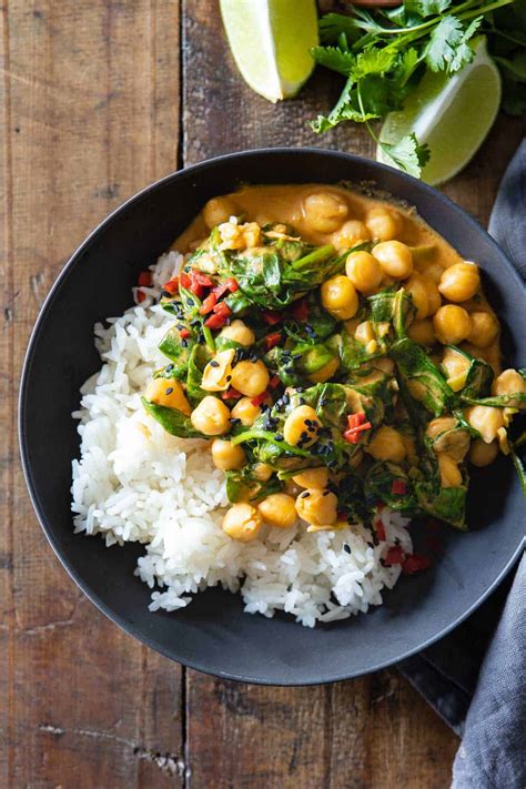 Coconut Chickpea Curry Green Healthy Cooking