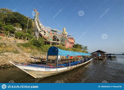 Thailand Sop Ruak Mekong Giant Buddha Temple Editorial Photography