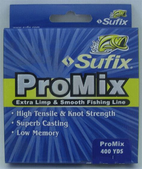 Sufix G Lb Pro Mix Fishing Line Lemon Gr Yd Spool Ebay