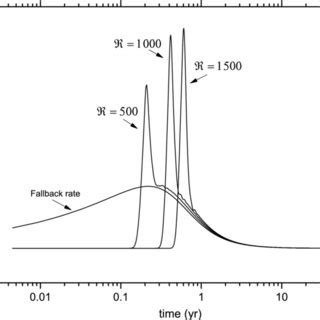 Evolution Of The Accretion Rate By The Black Hole For Models Differing