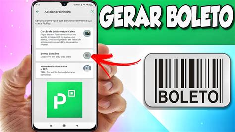 COMO GERAR BOLETO NO PICPAY CORRETAMENTE YouTube