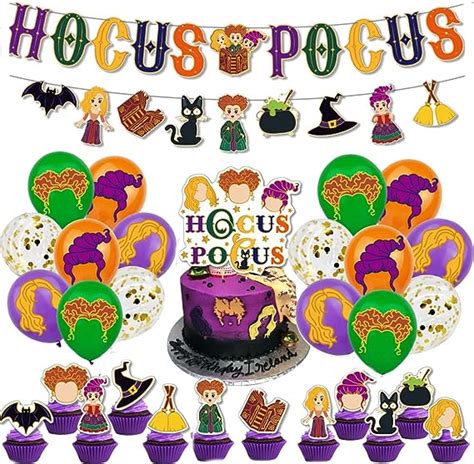 Hocus Pocus Party Decorations Hocus Pocus Party Supplies Banner