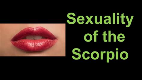 Secret Of Sexuality Of The Scorpio Astrologyforecast Science Astrologypredictions Youtube