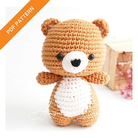 Ami Teddy Bear Crochet Pattern Amigurumi English Pattern Ami Saigon