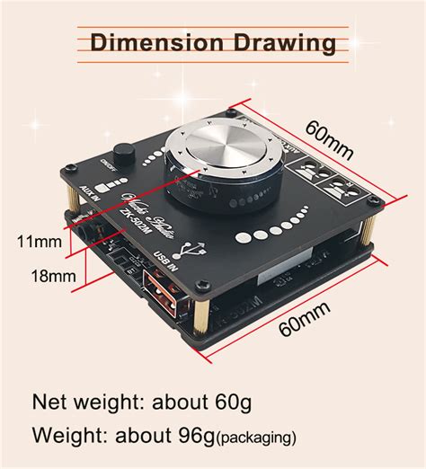 Wuzhi Zk M Audio Mini Stereo W W Bluetooth Digital Amplifier