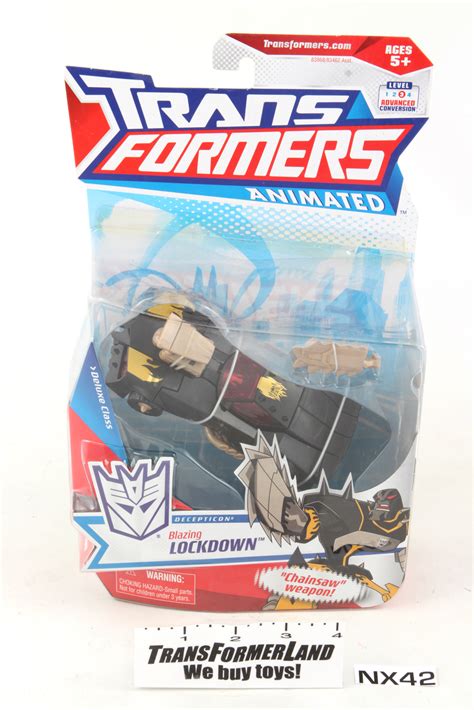 Sealed Transformers Animated Deluxe Class Blazing Lockdown Sku