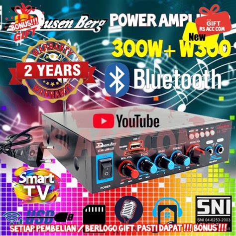 Jual Power Amplifier Addons Fc Ampli Fc A Bluetooth Shopee