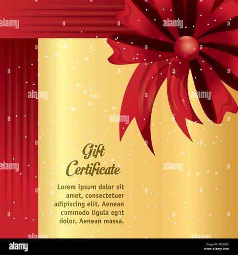 gift certificate design Stock Vector Image & Art - Alamy