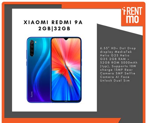 Xiaomi Redmi 9a Global Version 1 Year Warranty Buy Rent Pay In