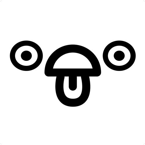 exasperated staring face icon  vector art  vecteezy