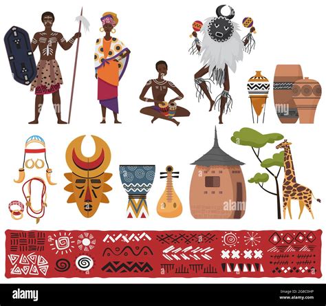 Zulu Man In Traditional Dress Cut Out Stock Images Pictures Alamy