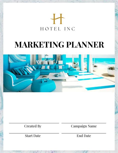 Free Hotel Marketing Planner Template Edit Online And Download