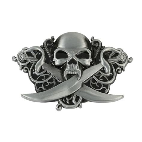 Skull Crossbones Belt Buckles Belt Buckles Skull Chiccherry New