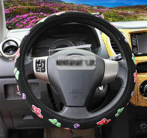 Buy Wholesale Personalized Daisy Fiber Leather Universal Car Steering