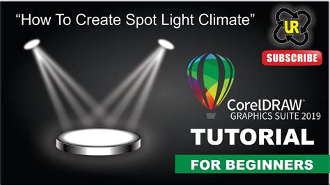 How To Design Spot Light Effects In CorelDRAW Tutorial For Beginners