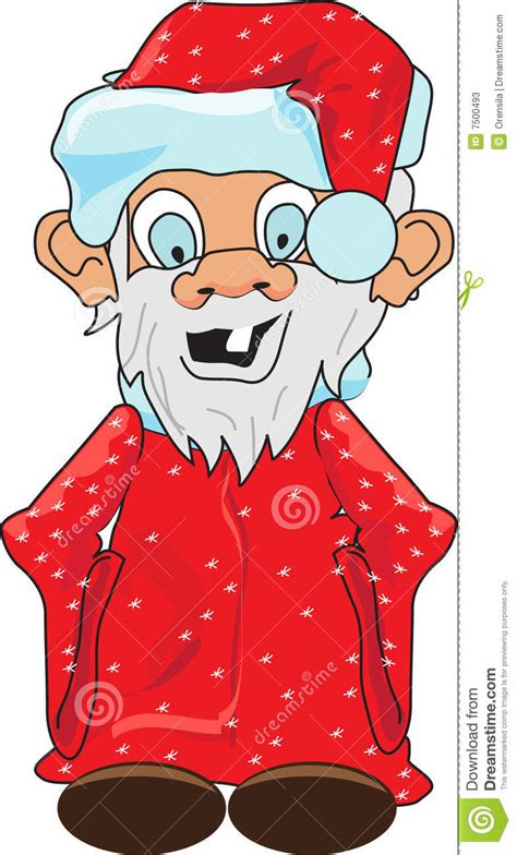 Klaus Santa illustration de vecteur Illustration du drôle 7500493