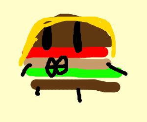 Maya Fey IS a burger. - Drawception