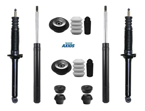 Kit 4 Amortiguadores Cazoletas topes fuelles Gol Power SUSPENSIÓN