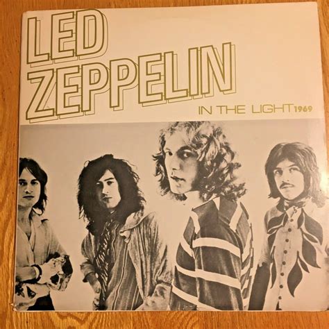 Popsike LED ZEPPELIN In The Light 1969 2 X LP Live In England