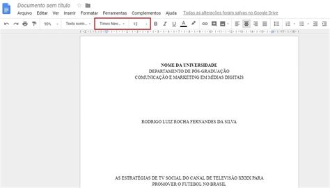 Como Fazer Formata O Abnt No Google Docs