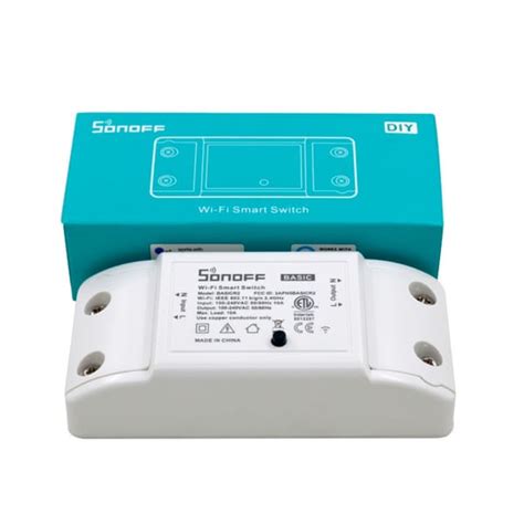 Interruptor Controlador Inteligente Sonoff Basic R2 Acionador Wi Fi