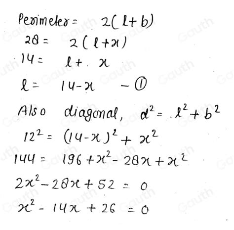 Solved Q The Diagram Shows A Rectangle Diagram Not Accurately Drawn