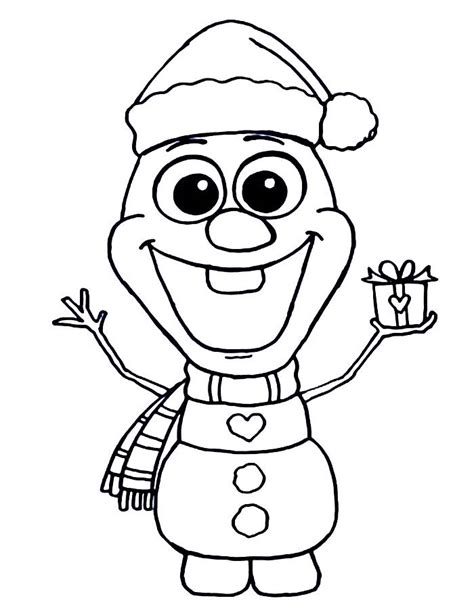 Snowman Coloring Pages Free Printable Pdf