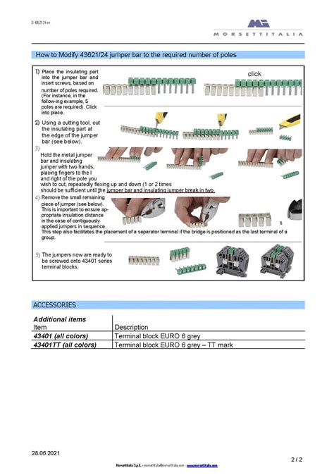 euro jp insulated  poles screw jumper pitch mm   italy