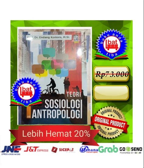 Jual Buku Original Teori Sosiologi Dan Antropologi Prof Dr Endang