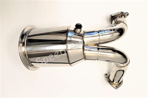 Turbo Catless Downpipe For Audi B9 S5 S4 V6T 3 0T SpeedPowerShop