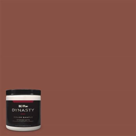 BEHR DYNASTY 8 Oz PPU2 18 Spice One Coat Hide Matte Stain Blocking