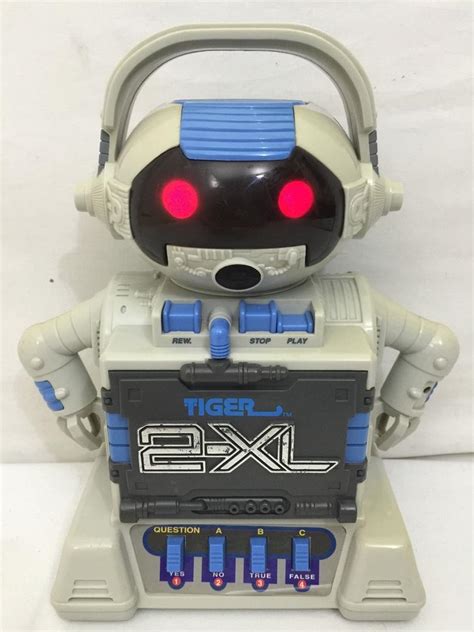 Vintage 1992 Tiger 2 Xl Talking Robot Kids Learning Cassette Tape Deck